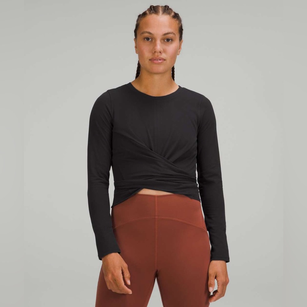 Lululemon Time to Restore Nulu Long Sleeve Shirt
Black
